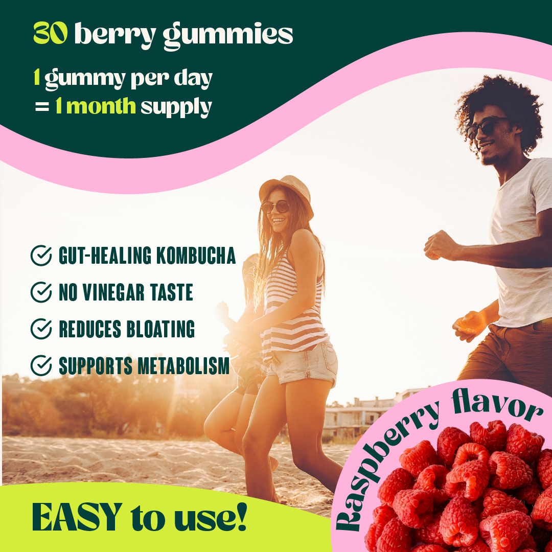 BloomBod Probiotic Kombucha Gummies (Shop Direct)